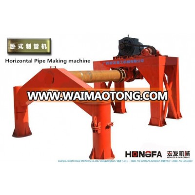 Concrete Cement Pipe Making Machine, Horizontal Type Pipe Making Machine