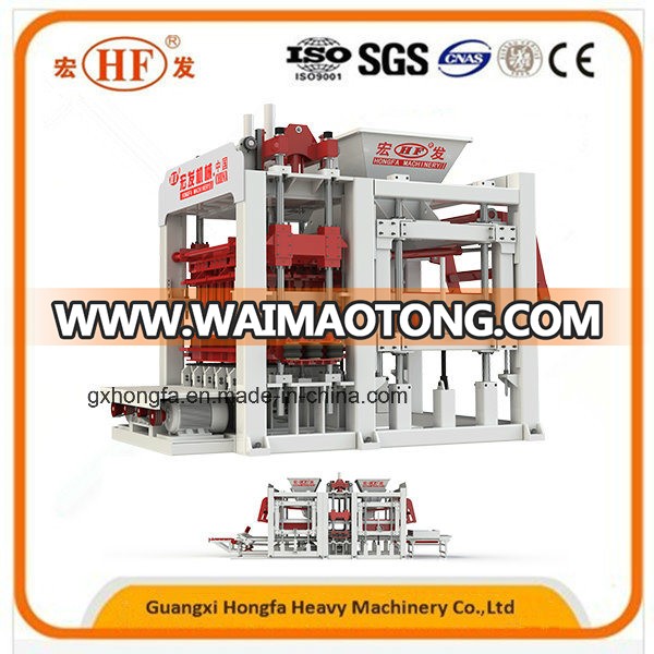 Qt12-15 Concrete Block Brick Making Machine