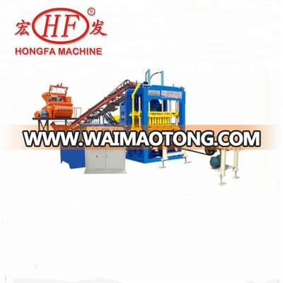 High Capacity Hongfa HFB580A Full-automatic Concrete Block Making Machine Cement Brick Making Machine