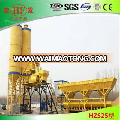 Factory Whole Sale Hongfa Concrete Bathing Plant HZS