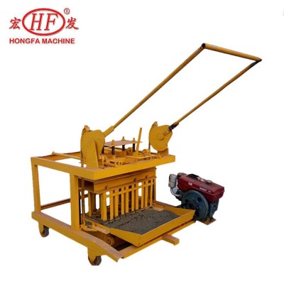 Portable Egg Laying Hollow Block Making Manual Interlocking Brick Machine Interlock Machine Brick Laying Machines